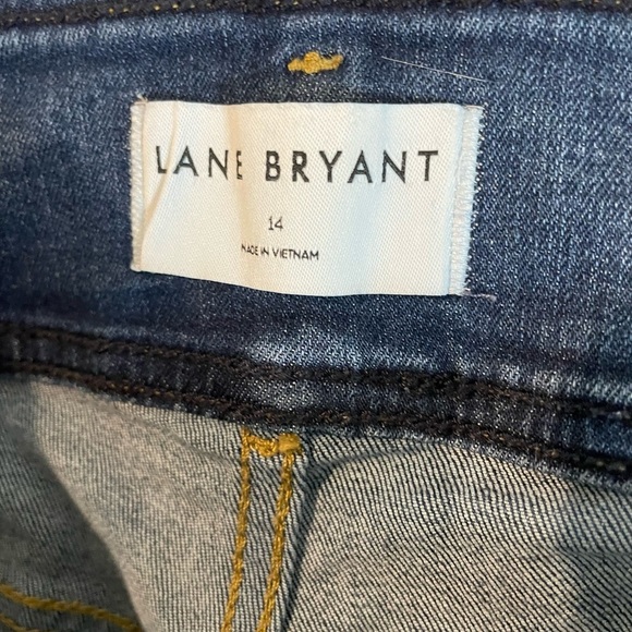 Lane Bryant Flex Magic Waist Ultra High Rise Medium Blue Flare Jeans Size 14 - Picture 11 of 11